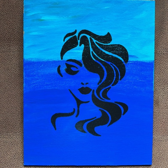 Over My Head* Acrylic Canvas Painting - Picture 11 of 16